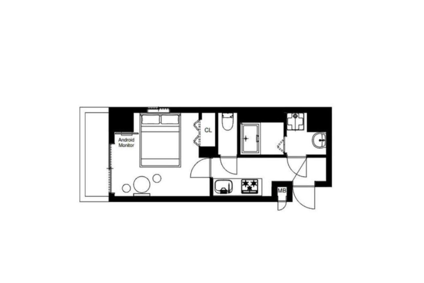 Grandia Shinsaibashi Apartment Осака Стая снимка